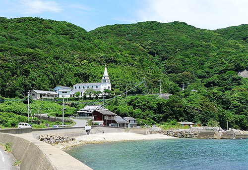 久賀島 浜脇集落（Wikipedia）